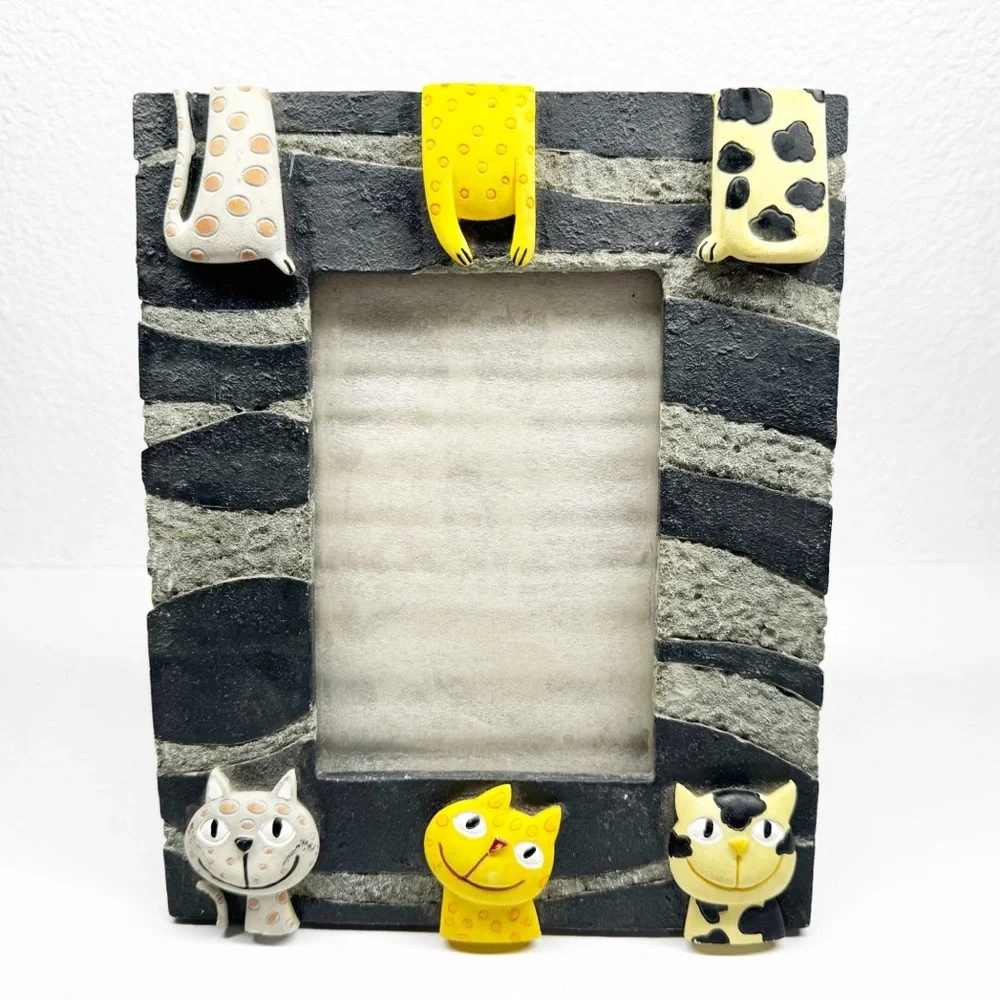 Slate 3D Cat Picture Frame